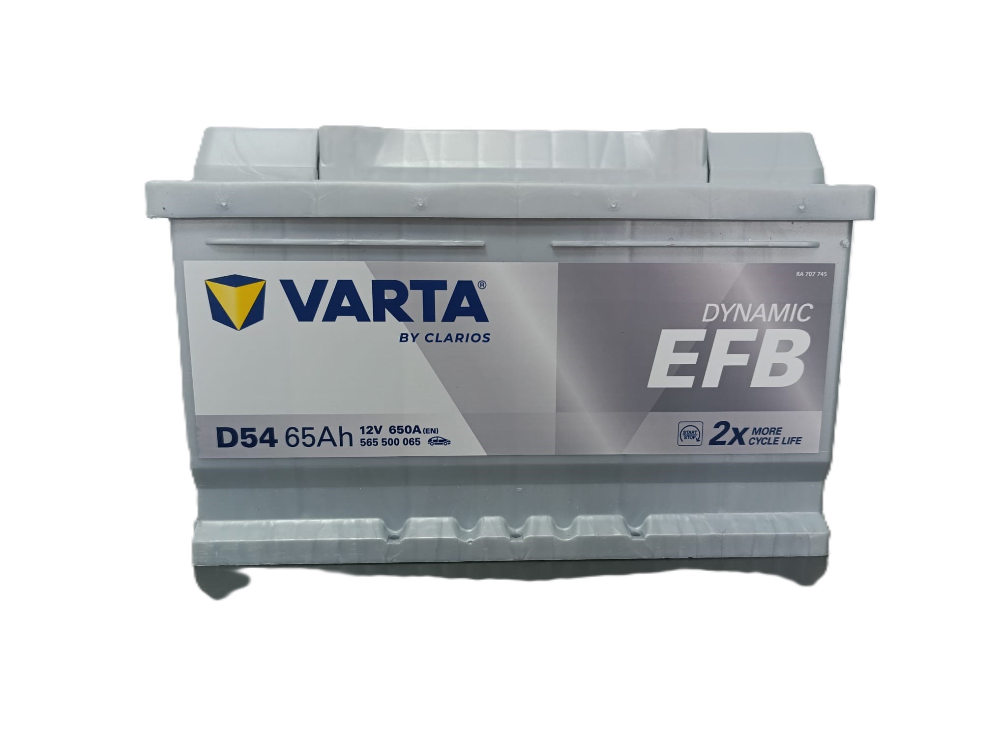 f64ff08b72bd4d04a84ed3ce7b0949b1.jpg VARTA 65 AH. 650A (EN) BLUE DYNAMIC EFB (ÜRETİM TARİHİ:2025) - Görsel 1